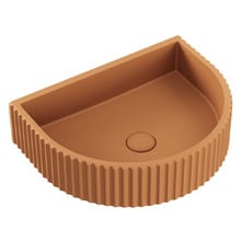 Valentina 465mm Arch Concrete Wall Hung Basin